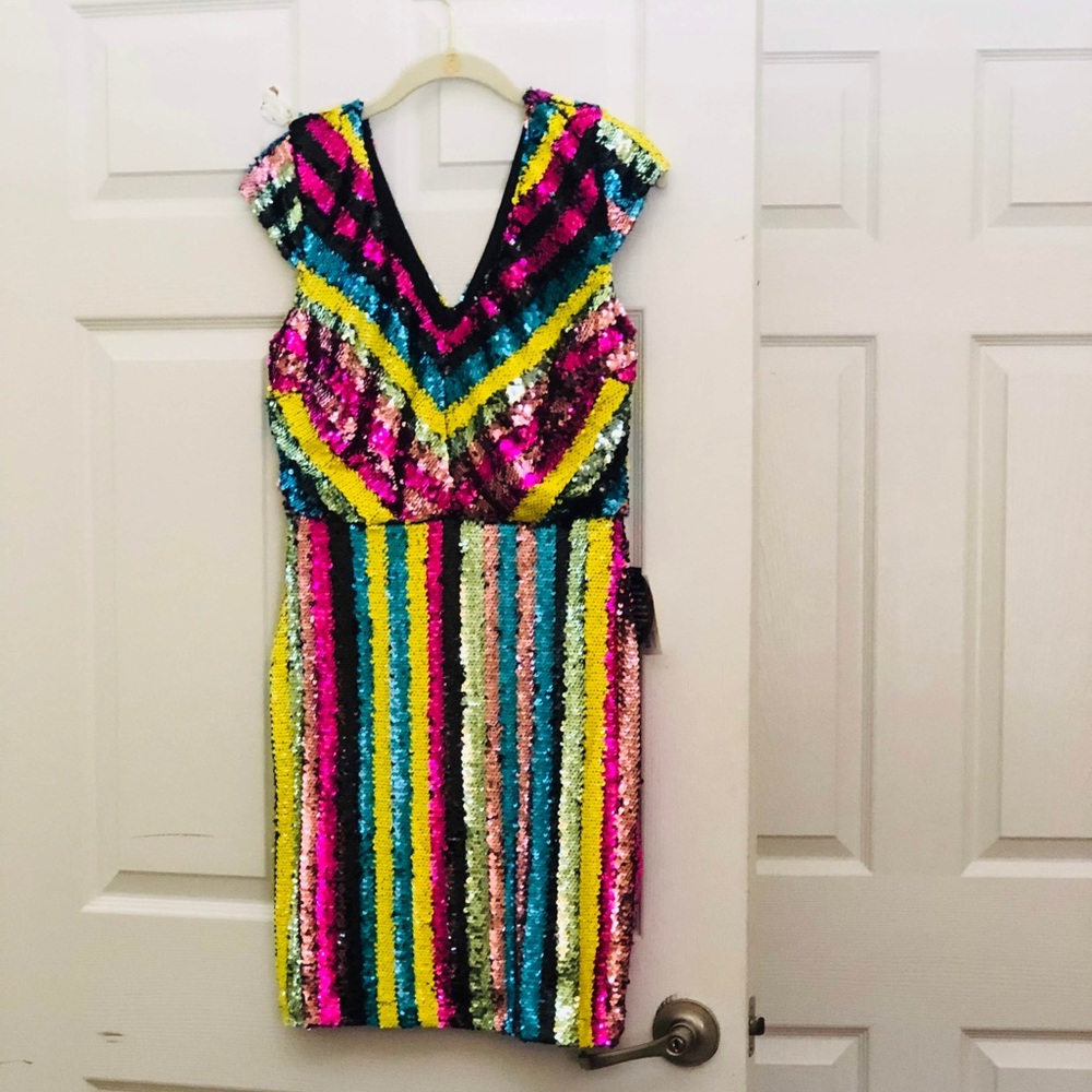 NWT- As U Wish Sequin Dress
